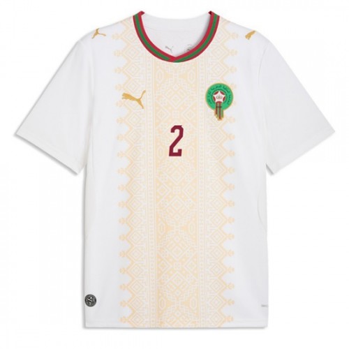 Marocko Achraf Hakimi #2 Replika Bortatröja VM 2026 Kortärmad